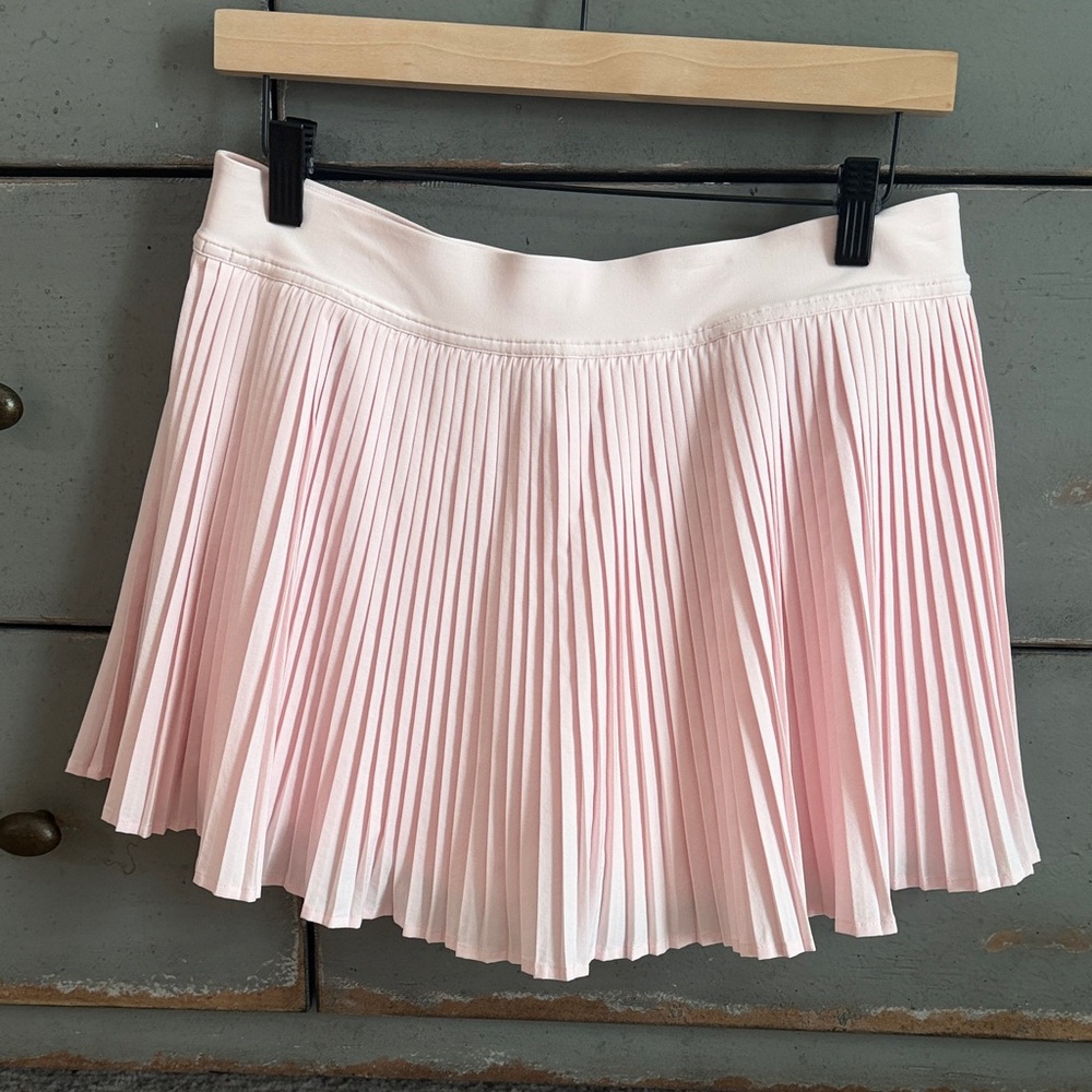 lululemon athletica Pale Pink Micro Pleated Tennis Skirt